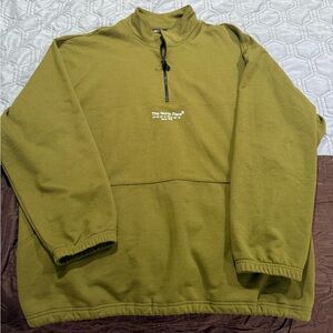 The North Face Men’s AXYS ¼-Zip Fleece in Forest Olive 2XLT